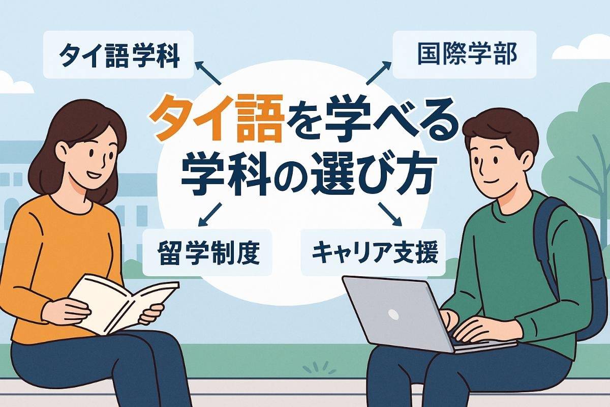 大学でタイ語を学ぶ学科の選び方とカリキュラムや留学制度・就職先を徹底解説