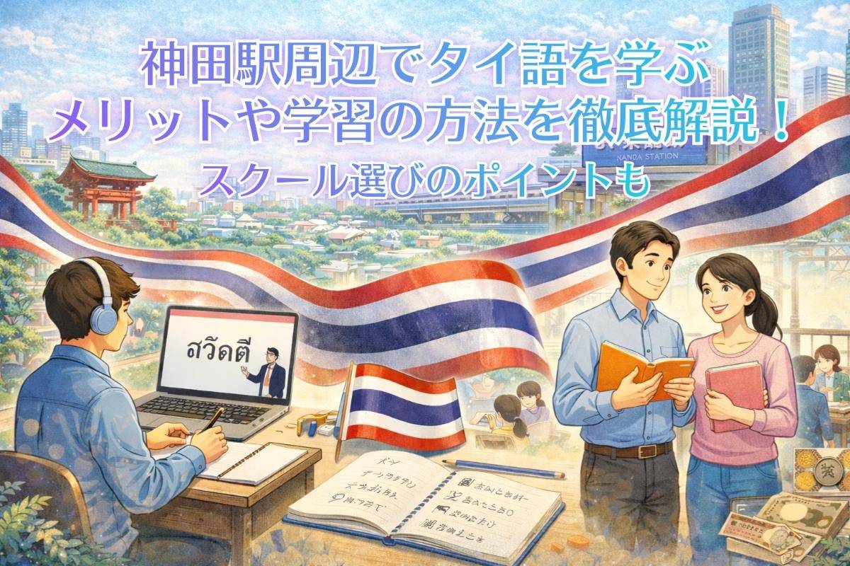 神田駅周辺でタイ語を学ぶメリットや学習の方法を徹底解説！スクール選びのポイントも