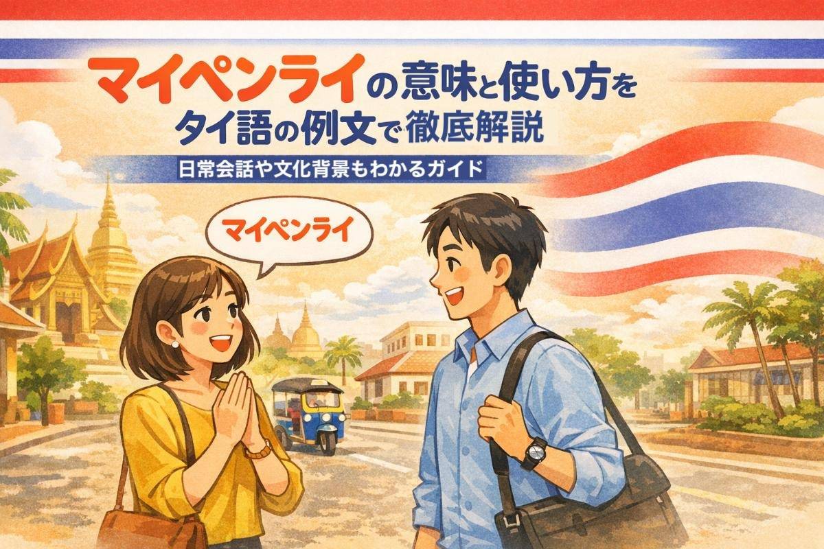 マイペンライの意味と使い方をタイ語の例文で徹底解説｜日常会話や文化背景もわかるガイド