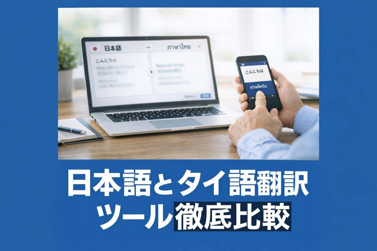 日本語とタイ語翻訳ツール徹底比較｜精度と料金・音声画像AI対応総まとめ