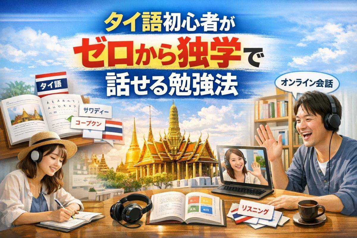 タイ語初心者がゼロから独学で話せる勉強法