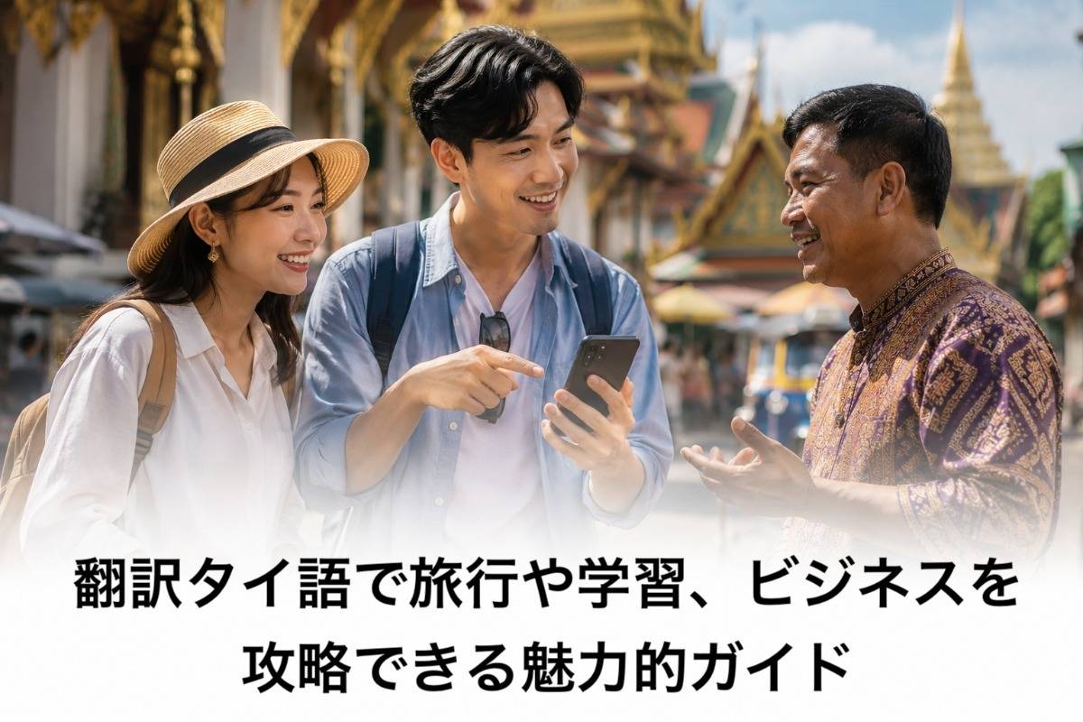 翻訳タイ語で旅行や学習、ビジネスを攻略できる魅力的ガイド