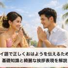 タイ語で正しくおはようを伝えるための基礎知識と綺麗な挨拶表現を解説